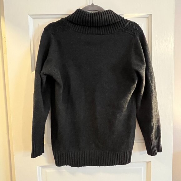 CANDA shawl collar sweater charcoal large - Picture 6 of 7